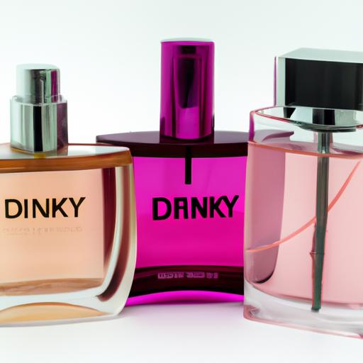 Bộ sưu tập các loại nước hoa nữ DKNY trên nền trắng