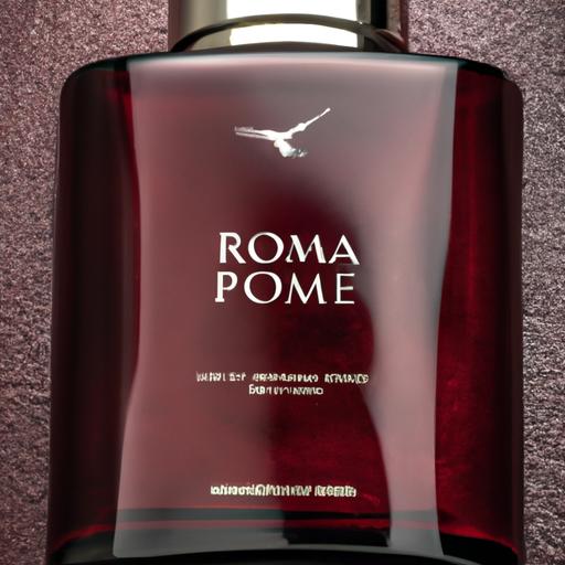 Một cận cảnh về chai nước hoa Roja Dove Enigma Parfum Pour Homme trên bề mặt da.