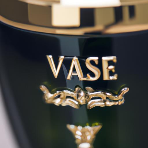 Chai nước hoa Versace được chụp từ gần