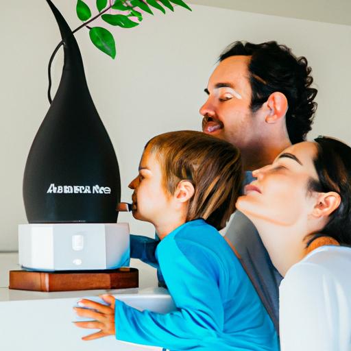 Gia đình tận hưởng lợi ích của hệ thống nước hoa trong nhà.
