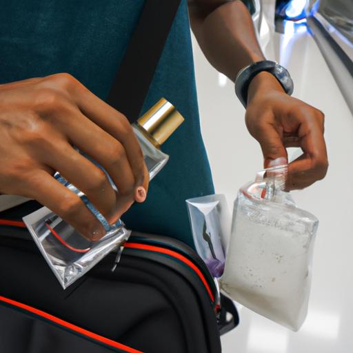 Thủ tục kiểm tra hành lý chứa nước hoa tại sân bay
