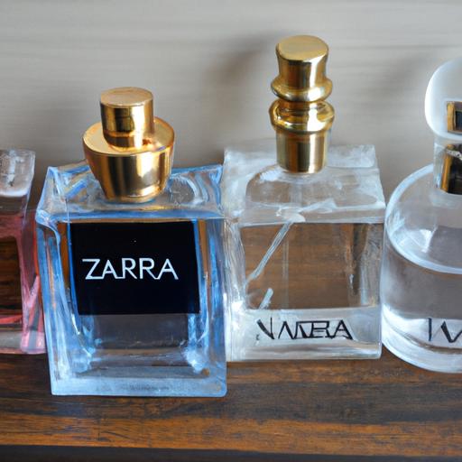 Nhiều loại nước hoa Zara trên kệ gỗ