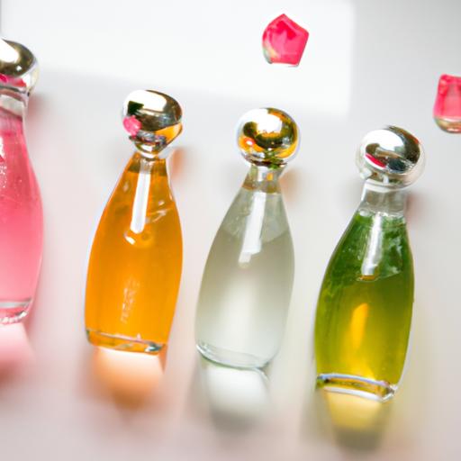 Một số sản phẩm nước hoa hồng cho da dầu khác nhau trên nền trắng.