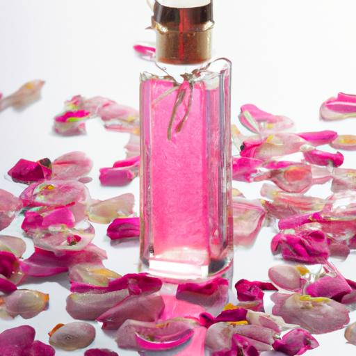 Nước hoa hồng peptit với thành phần chính từ hoa hồng giúp giữ ẩm và cải thiện độ đàn hồi cho da
